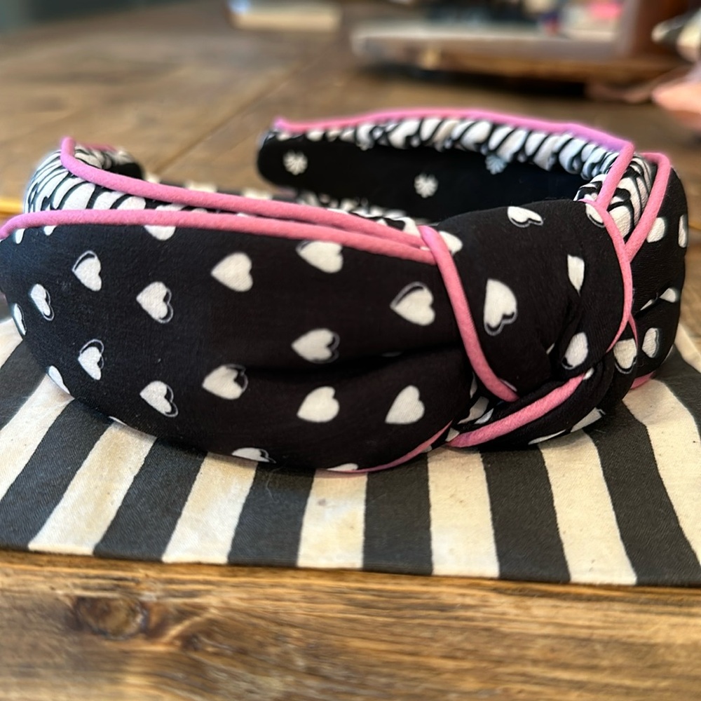 LELE SADOUGHI X ROLLER RABBIT NWT AUTHENTIC MIXED JET PRINT VERONICA HEADBAND